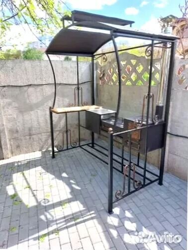 Мангал С крышей