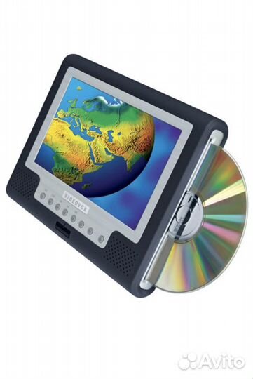Портитивный DVD проигрыватель videovox цветной