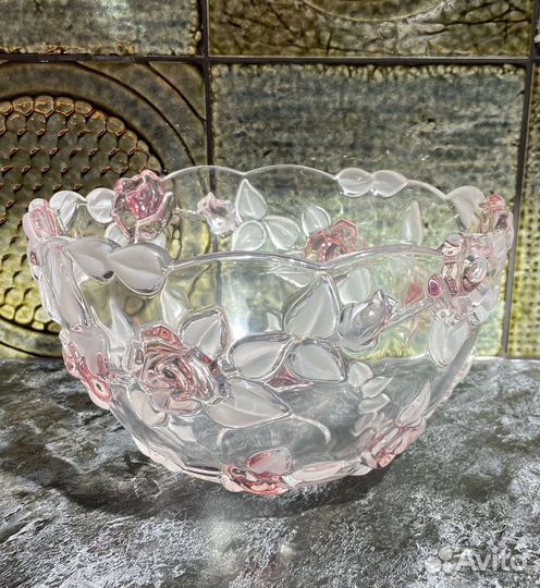 Ваза сервировочная Наташа Walther Glass Германия