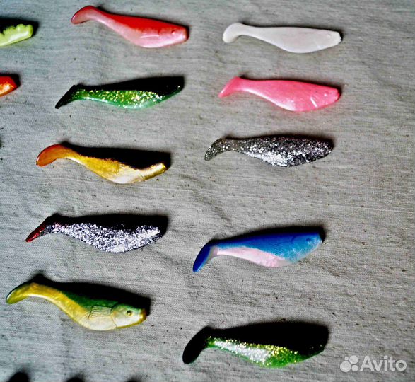 Виброхвосты Action Plastics 7,5 см