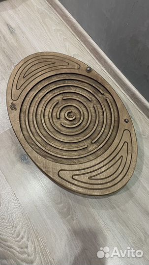 Тренажер балансборд Wooden foxy