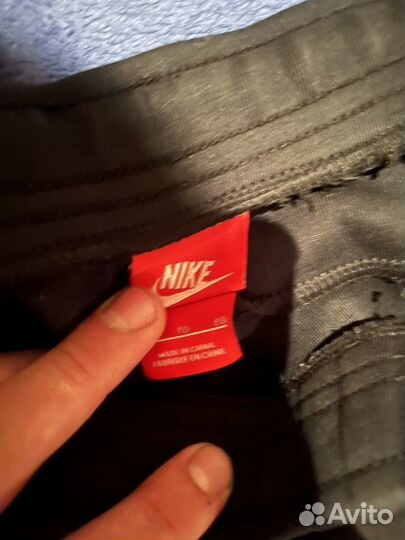 Штаны nike tech fleece черные drill