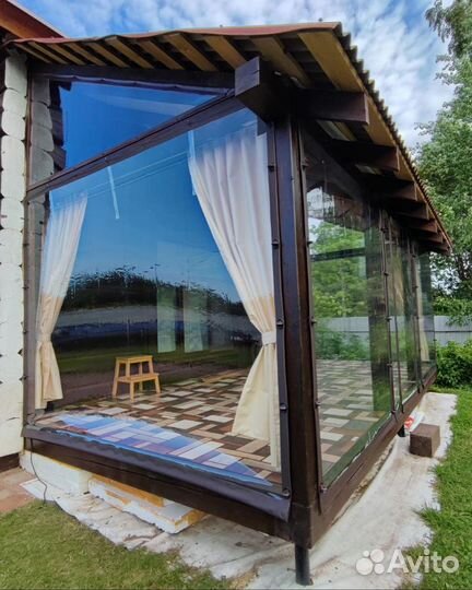 Мягкие и гибкие окна для террас