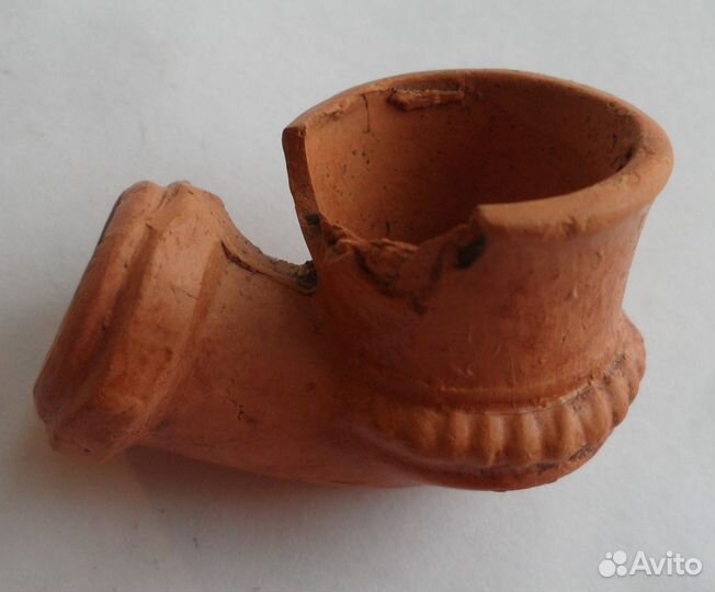 Глиняная трубка люлька 18-19 век