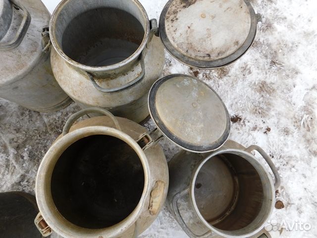 Алюминиевые. молочные фляги СССР 20-и 40 л.качеств