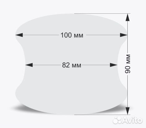 Защитная пленка от царапин под ручки
