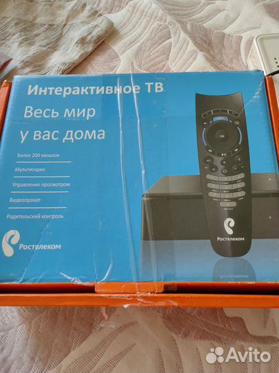 TV приставка, роутер ростелеком полный комплект