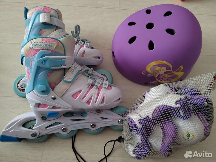 Роликовые коньки детские раздвижные