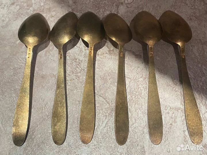 Серебряные ложки с эмалью