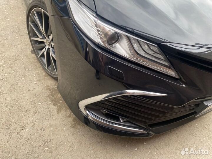 Бампер в сборе рестайлинг передний Toyota Camry
