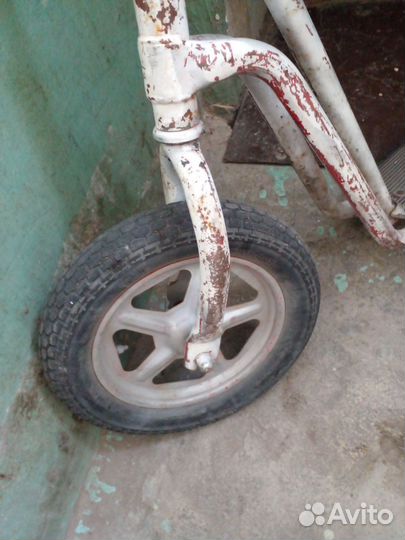 Самокат детский бу с большими колесами