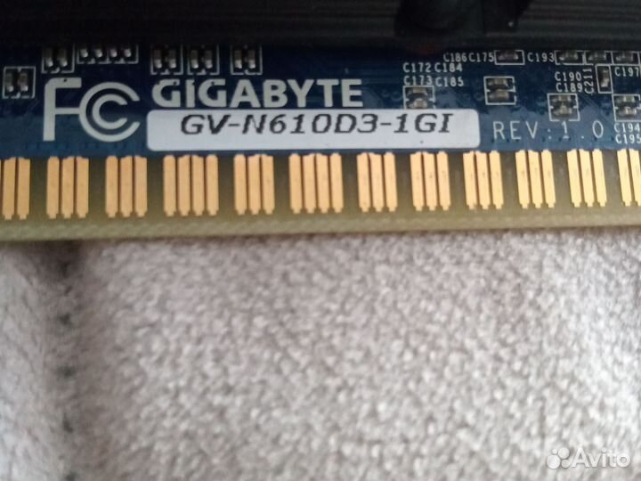 Видеокарта GigaByte GT 610 1024MB 64bit DDR3