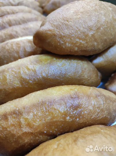 Пирожки жаренные с рисом и яйцом