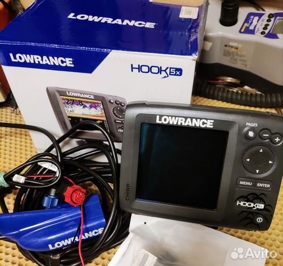 Эхолот картплоттер Hook 5x Chirp