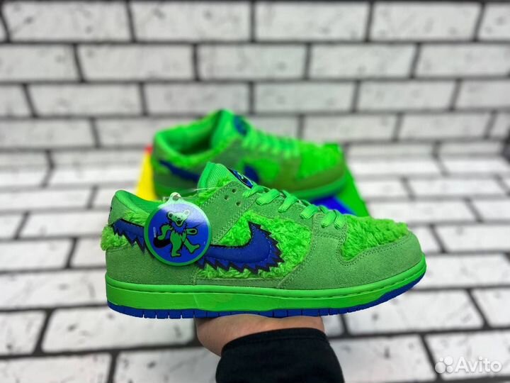 Кроссовки Nike SB Dunk Low Grateful Dead Green