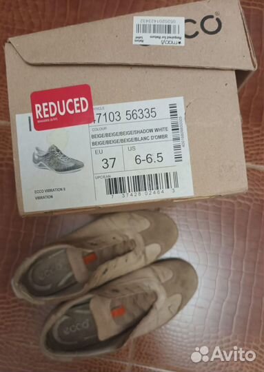 Кроссовки женские ecco 37р