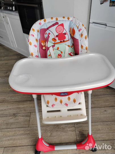 Стульчик для кормления chicco polly 2 в 1