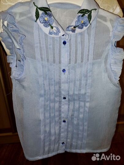 Блузки на девочку 104-110