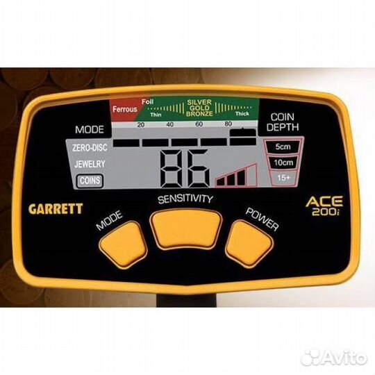 Грунтовый металлодетектор garrett ACE 200I