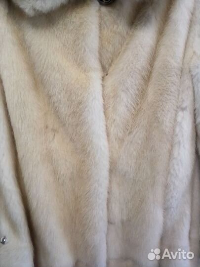 Шуба норковая с капюшоном 44 46 48