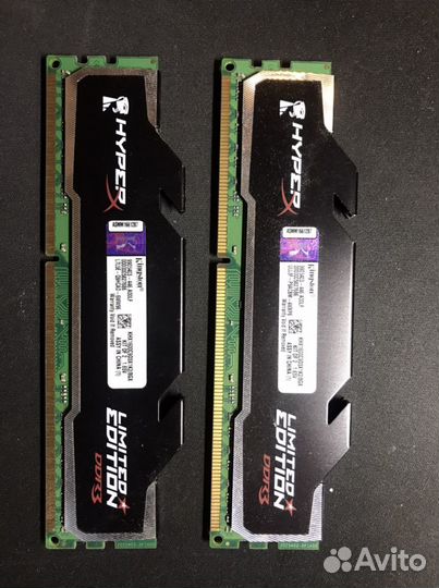 Kingston DDR3-1600 HyperX Limited Edition 8gb 4x2