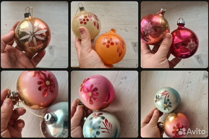Елочные игрушки СССР