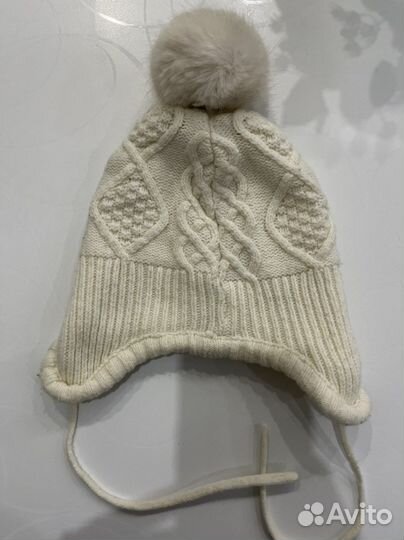 Шапка демисезонная 6-12 месяцев