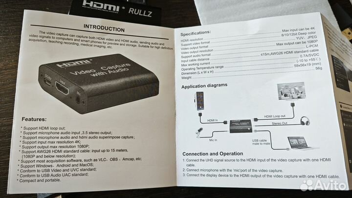 Карта видеозахвата hdmi по usb на пк