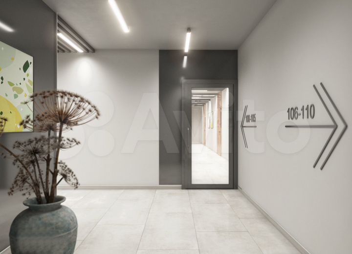 2-к. квартира, 65,2 м², 7/14 эт.