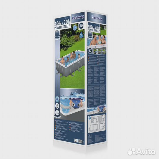 Бассейн каркасный