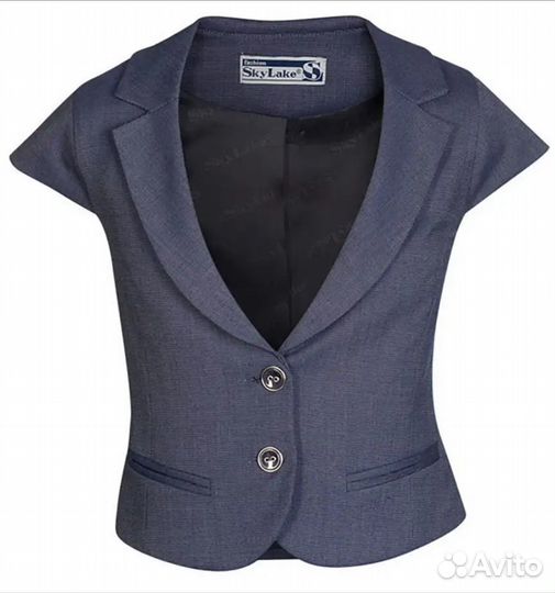 Школьный костюм:жакет+брюки