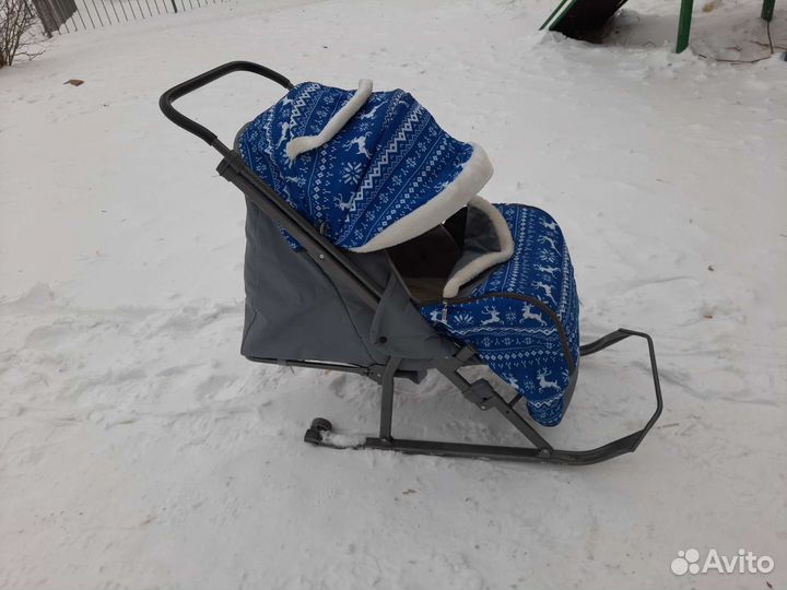 Детские санки коляска