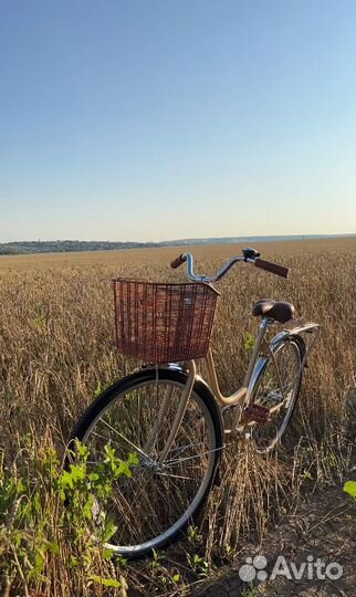 Велосипед в стиле ретро аренда для фото (бежевый)