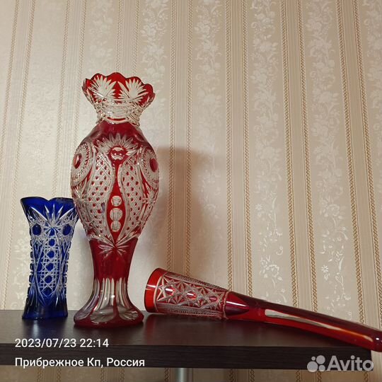 Ваза хрустальная СССР