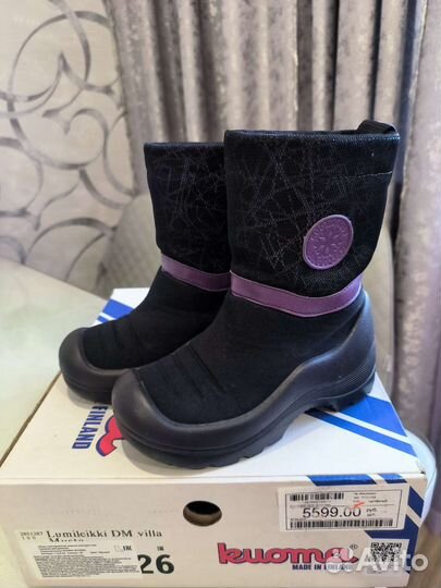 Сапоги детские зимние kuoma 26