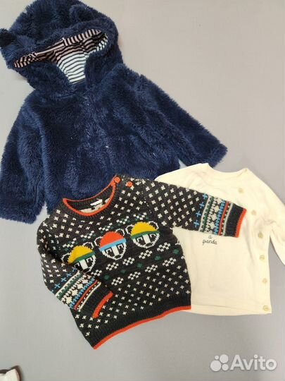 Фирменные вещи на мальчика 0-3м