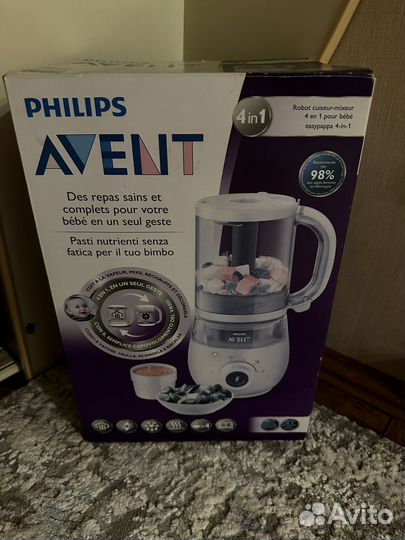 Пароварка блендер avent