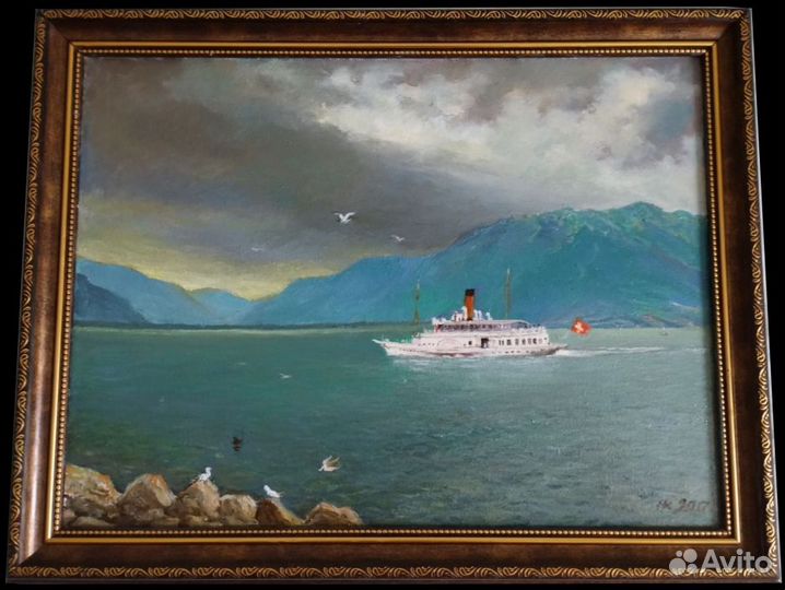 Картина маслом: Перед дождём