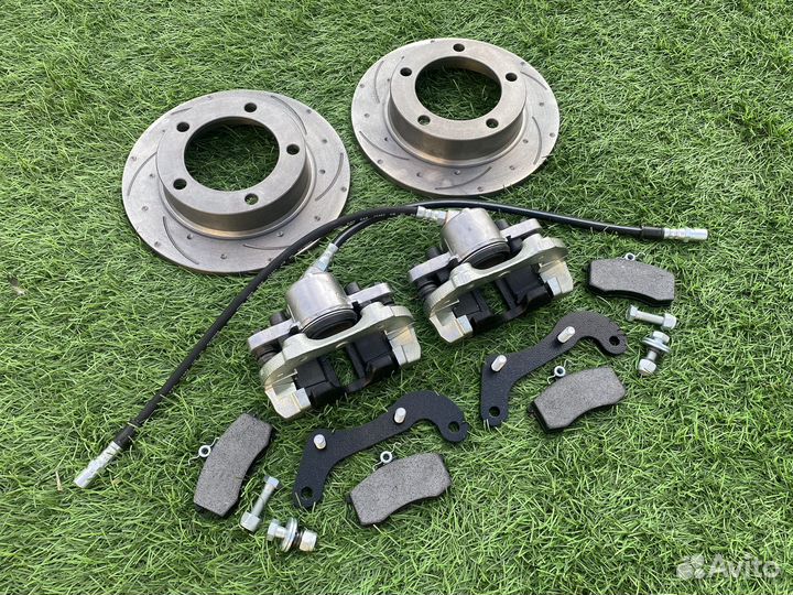 Передние тормоза 2108 на Ниву 4х4, суппорта Niva