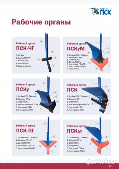 Плуг НПО«СУР» ПСКу-5, 2023