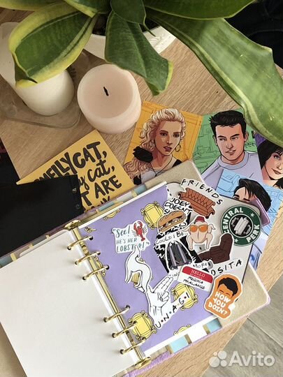 Ежедневник ручной работы Друзья / Friends