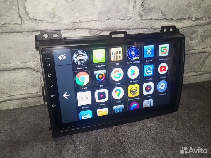 Магнитола Land cruiser prado 120 android IPS экран