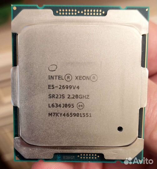 Xeon e5 2699v4 22 ядра 2.2-3.6Ghz 145w 55mb