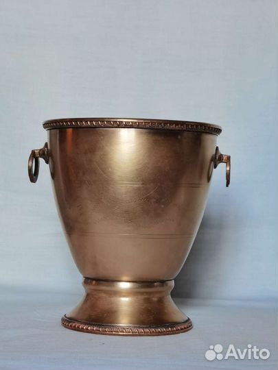 Ведро для шампанского латунное