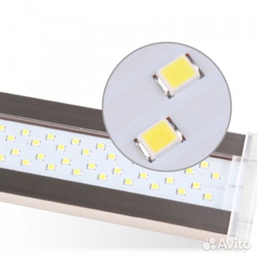 Светильник LED аквариумный 12W размер 280-450мм SS
