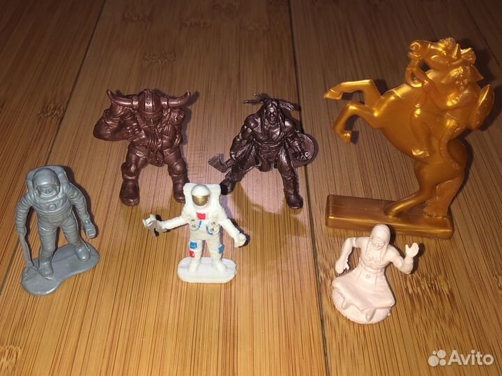 Солдатики пластмасса металл СССР Ландрин киндер