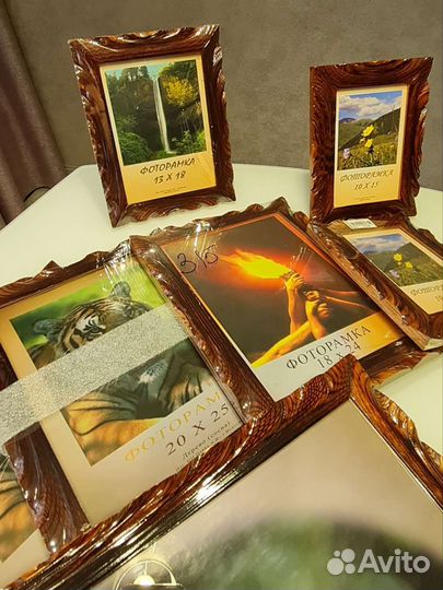 Фоторамки из дерева (ручная работа) новые