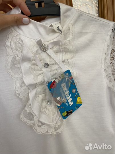 Рубашка белая для девочки