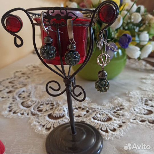 Набор бижутерии из муранского стекла