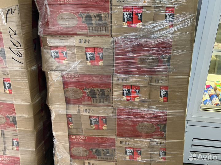 Оптовая продажа молочной продукции